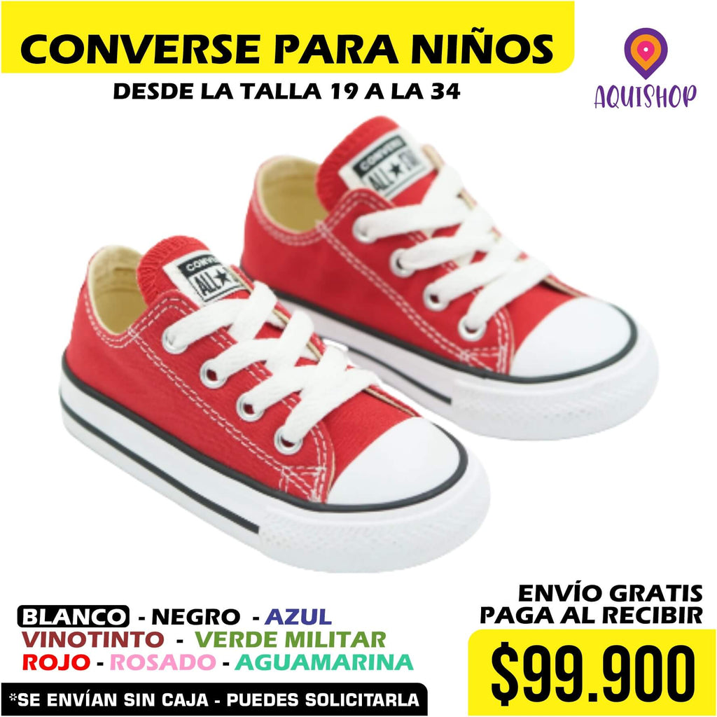 Tenis Converse Niña Zapatillas Converse Niño Oferta Converse
