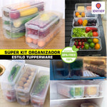 Organizador X6 O X12 recipientes