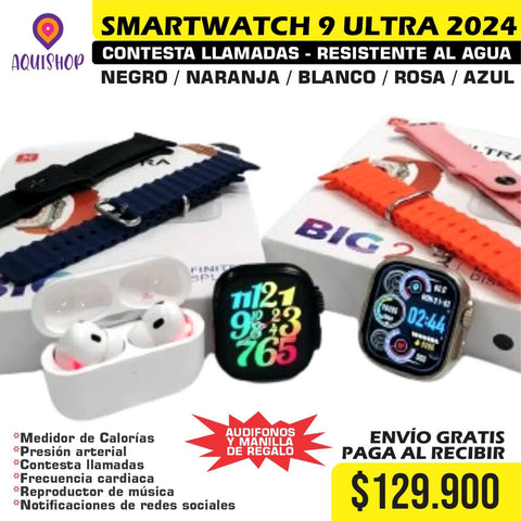 Smartwatch 2024 + Audífonos Edición Limitada