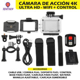 Cámara Deportiva 4K ULTRA Wifi